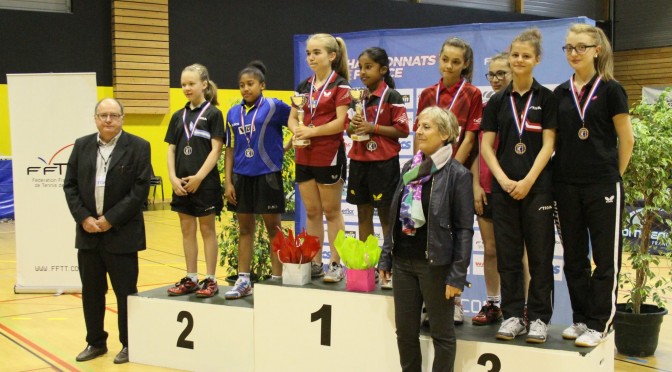 PODIUMS CHAMPIONNATS DE FRANCE MINIMES ET JUNIORS