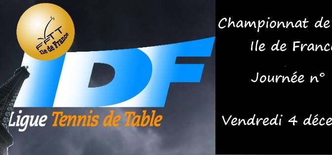 CHAMPIONNAT DE PARIS IDF 2015/2016