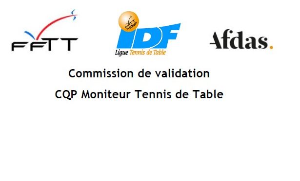 Résultats Commission Validation CQP Moniteur TT