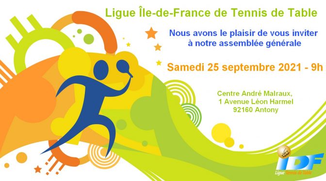 AGO de la Ligue – Samedi 25 septembre 2021